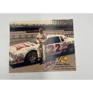 Bobby Allison Autographed NASCAR Racing Photo 8X10
